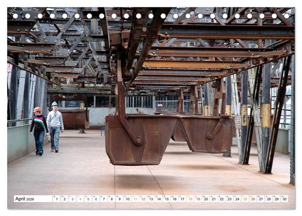 Produktbild: V&ouml;lklinger H&uuml;tte Welterbe seit 1994 (Tischkalender 2026 DIN A5 quer), CALVENDO Monatskalender