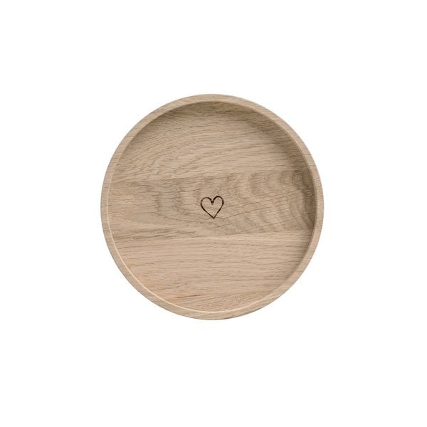 Produktbild: Mini Tablett rund Herz