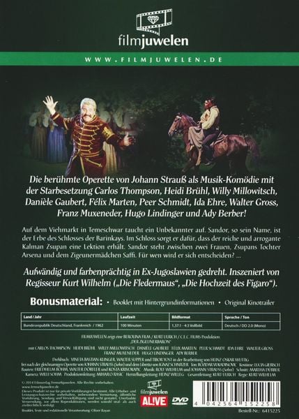 Produktbild: Der Zigeunerbaron