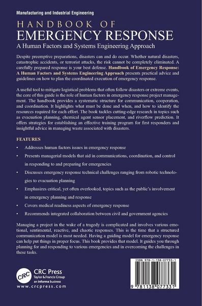 Produktbild: Handbook of Emergency Response