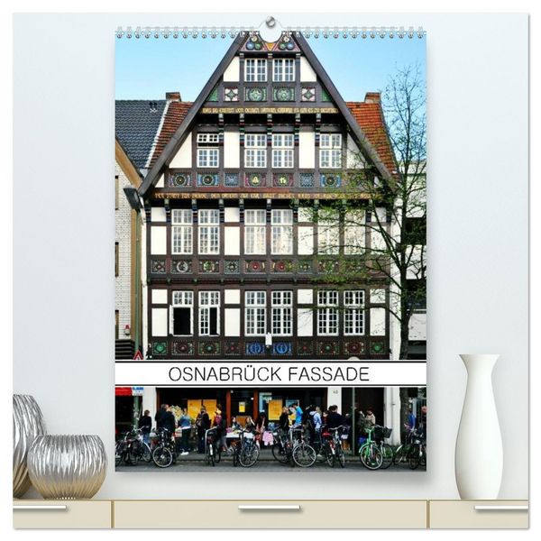 Produktbild: Osnabr&uuml;ck Fassade (hochwertiger Premium Wandkalender 2026 DIN A2 hoch), Kunstdruck in Hochglanz