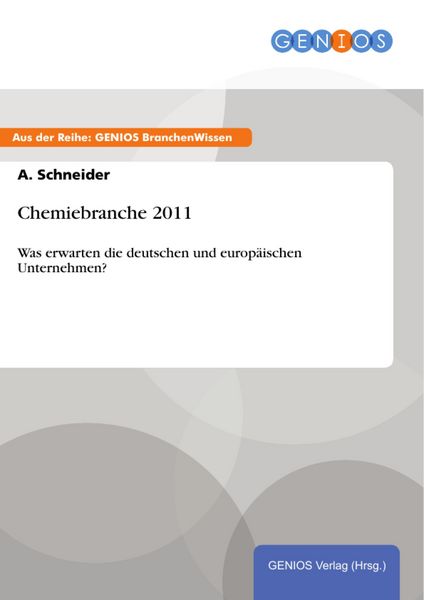 Produktbild: Chemiebranche 2011
