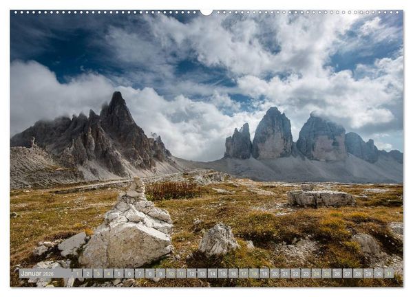 Produktbild: Herbst in den Dolomiten (hochwertiger Premium Wandkalender 2026 DIN A2 quer), Kunstdruck in Hochglanz