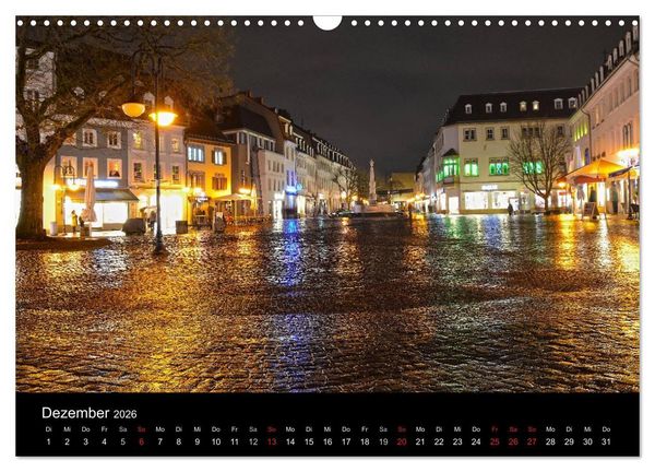 Produktbild: Saarbr&uuml;cken (Wandkalender 2026 DIN A3 quer), CALVENDO Monatskalender