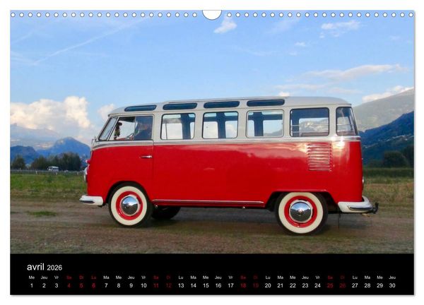 Produktbild: VOITURES VINTAGE (Calendrier mural 2026 DIN A3 vertical), CALVENDO calendrier mensuel