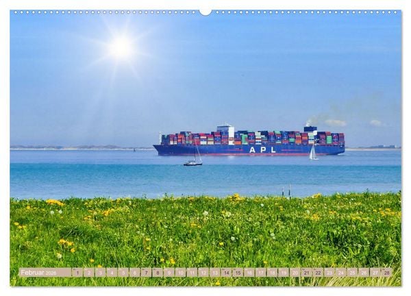 Produktbild: Zeeland - Wasser, Sand und Meer (Wandkalender 2026 DIN A2 quer), CALVENDO Monatskalender