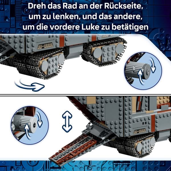 Produktbild: LEGO Star Wars Offworld Sandkrawler und Schlammhorn Bauspielzeug 75453