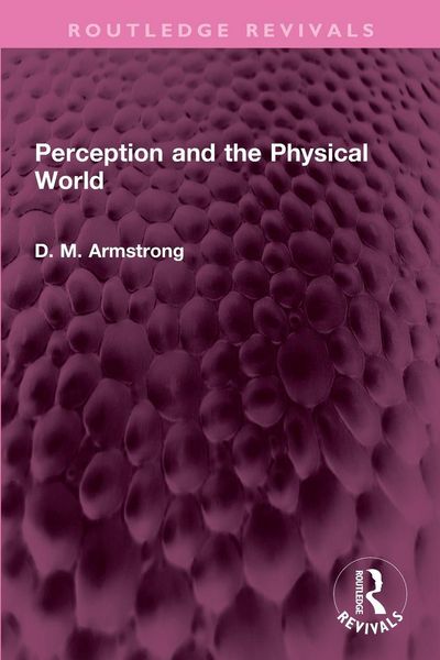 Produktbild: Perception and the Physical World