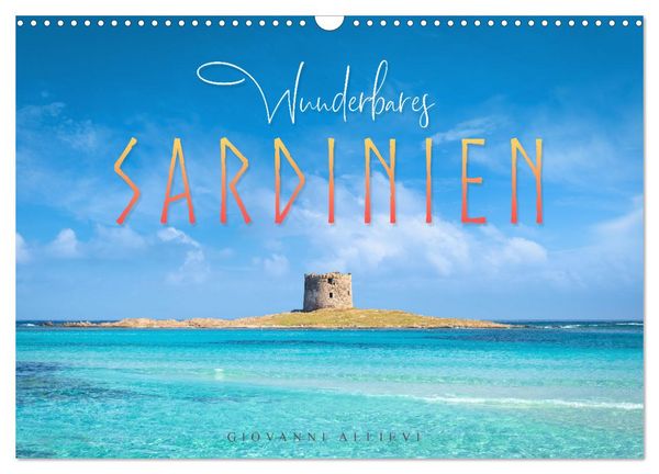 Wunderbares Sardinien (Wandkalender 2026 DIN A3 quer), CALVENDO Monatskalender