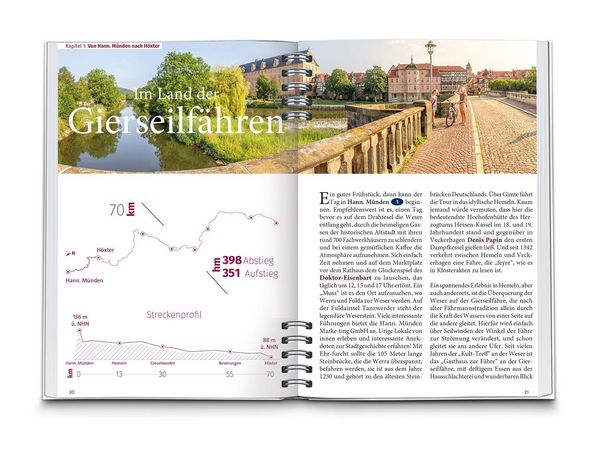 Produktbild: KOMPASS Radreisef&uuml;hrer Weser-Radweg