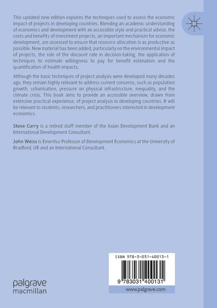 Produktbild: Project Analysis in Developing Countries