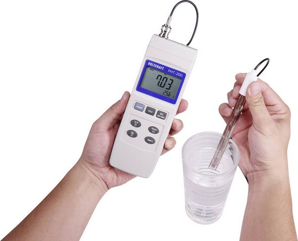 Produktbild: VOLTCRAFT PHT-200 Kombi-Messger&auml;t pH-Wert, Redox (ORP)