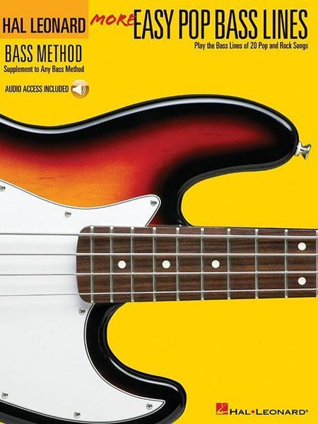 Produktbild: More Easy Pop Bass Lines Book/Online Audio