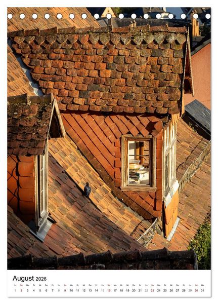 Marburg - Die Perle an der Lahn (Tischkalender 2026 DIN A5 hoch), CALVENDO Monatskalender