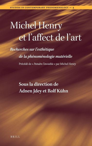 Produktbild: Michel Henry et l'affect de l'art