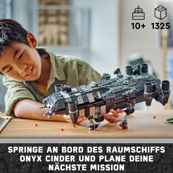 Produktbild: LEGO Star Wars: Skeleton Crew Die Onyx Cinder, Sternenschiff-Set 75374