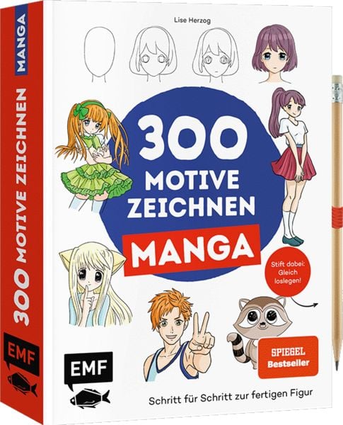 Produktbild: 300 Motive zeichnen &ndash; Manga