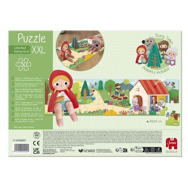 Produktbild: Goula - XXL Puzzle - Rotkäppchen, 30 Teile