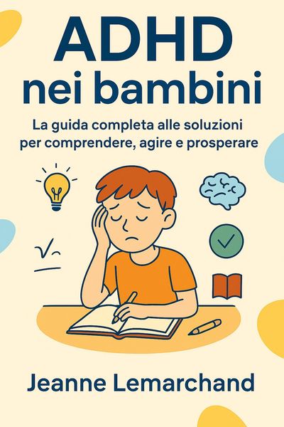 Produktbild: ADHD nei bambini: La guida completa alle soluzioni per comprendere, agire e prosperare