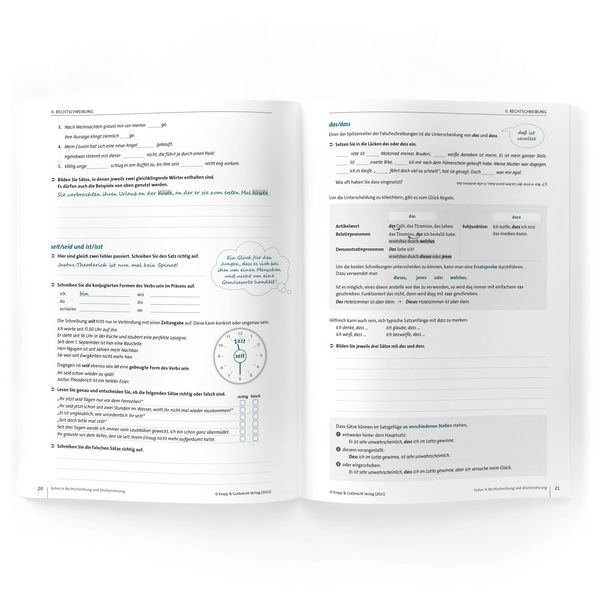 Produktbild: Sicher in Rechtschreibung und Zeichensetzung &ndash; Trainingsheft