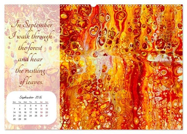 Produktbild: Your year filled with mindfulness (High Quality Premium Wall Calendar 2026 DIN A2 landscape),CALVENDO 12 Month Wall Calendar