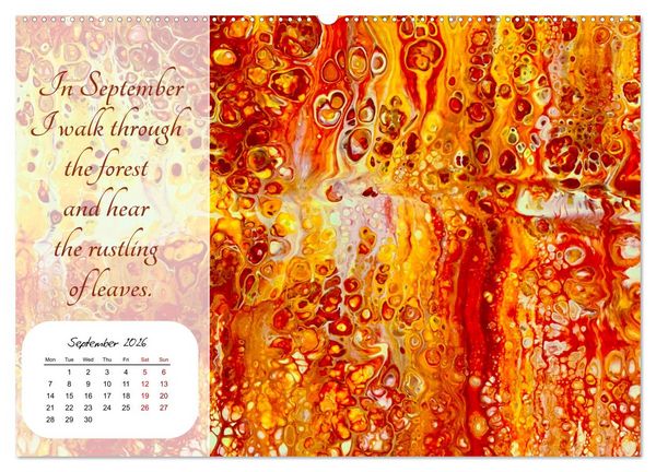 Produktbild: Your year filled with mindfulness (Wall Calendar 2026 DIN A2 landscape), CALVENDO 12 Month Wall Calendar