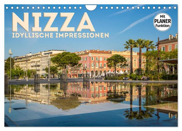 Produktbild: NIZZA Idyllische Impressionen (Wandkalender 2026 DIN A4 quer), CALVENDO Monatskalender