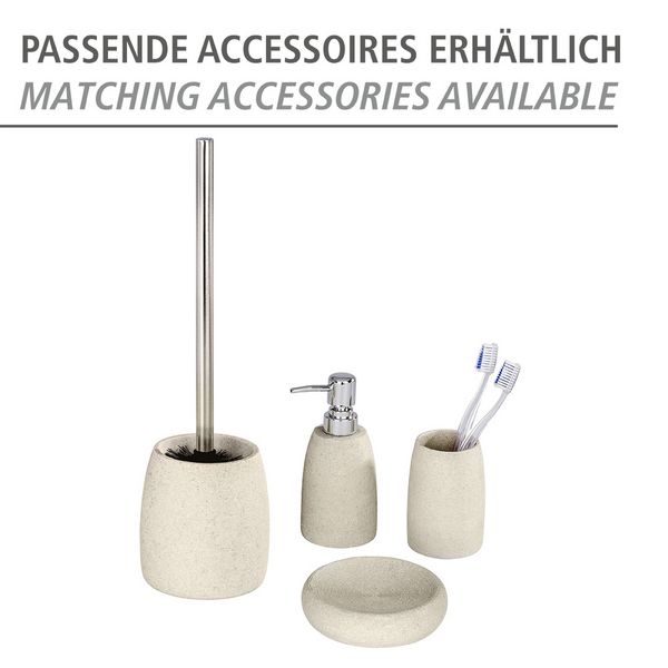 Produktbild: WC-Garnitur Mod. Goa Beige, in Naturstein-Optik