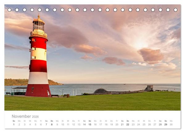 Produktbild: Zauberhaftes S&uuml;dengland (Tischkalender 2026 DIN A5 quer), CALVENDO Monatskalender