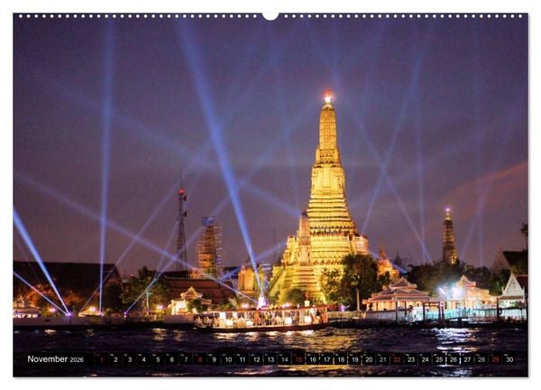 Produktbild: Bangkok: West trifft Fernost (Wandkalender 2026 DIN A2 quer), CALVENDO Monatskalender