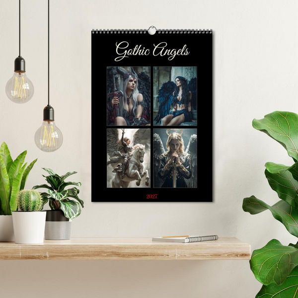Produktbild: Gothic Angels (Wandkalender 2027 DIN A3 hoch), CALVENDO Monatskalender