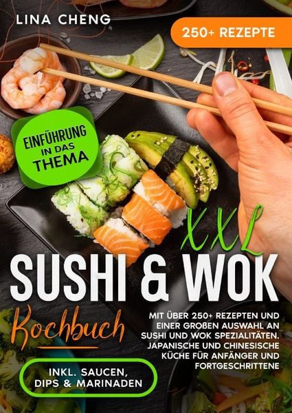Produktbild: XXL Sushi &amp; WOK Kochbuch