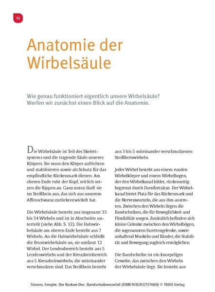 Produktbild: Der R&uuml;cken-Doc: Bandscheibenvorfall