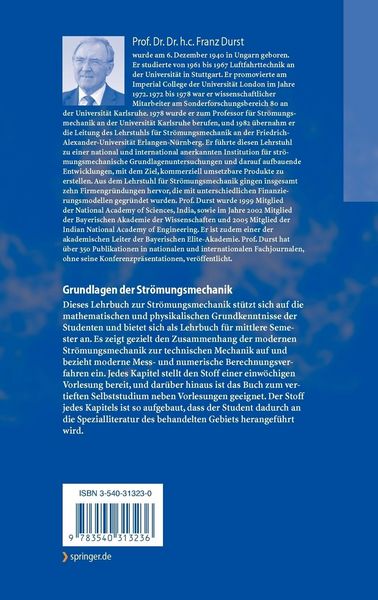 Produktbild: Grundlagen der Str&ouml;mungsmechanik