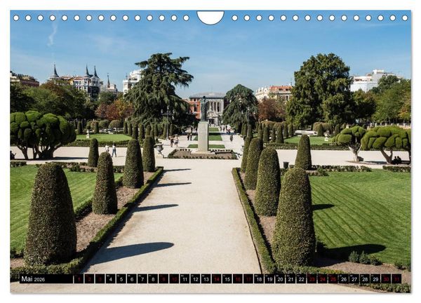 Produktbild: Madrid - Stadtansichten (Wandkalender 2026 DIN A4 quer), CALVENDO Monatskalender