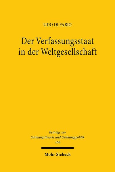 Produktbild: Der Verfassungsstaat in der Weltgesellschaft