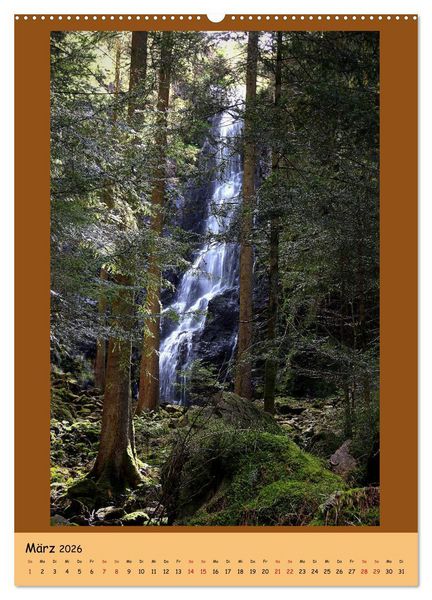 Produktbild: Schwarzwald Wasserf&auml;lle (Wandkalender 2026 DIN A2 hoch), CALVENDO Monatskalender