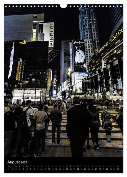 Produktbild: NEW YORK &ndash; street view (Wandkalender 2026 DIN A3 hoch), CALVENDO Monatskalender