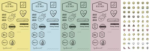 Produktbild: GuideMe Reisetagebuch Travel Diary &bdquo;Pattern&ldquo;