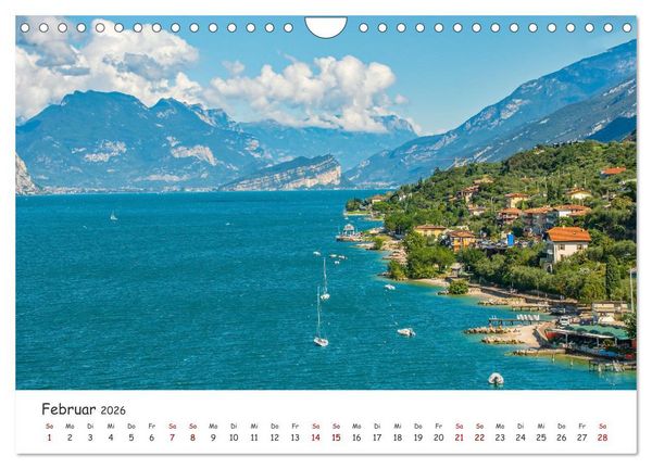 Produktbild: Malcesine am Gardasee (Wandkalender 2026 DIN A4 quer), CALVENDO Monatskalender