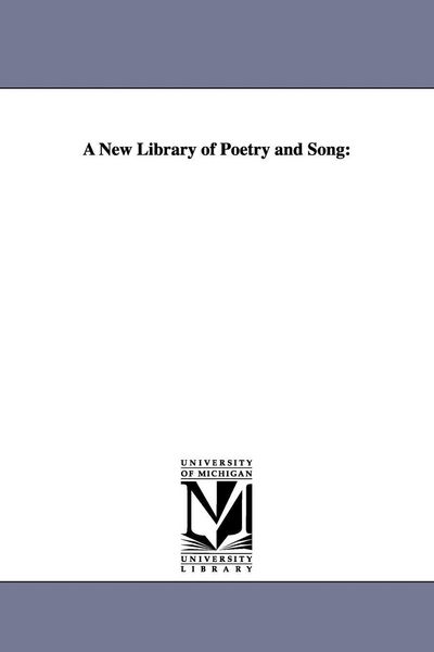 Produktbild: A New Library of Poetry and Song