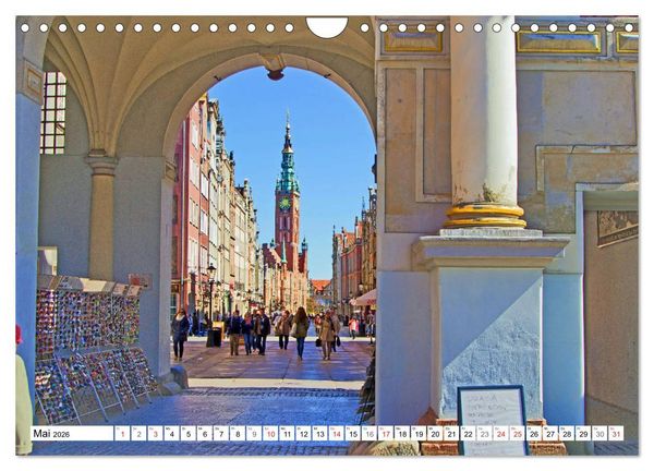 Produktbild: Danzig - Eine historische Sch&ouml;nheit (Wandkalender 2026 DIN A4 quer), CALVENDO Monatskalender