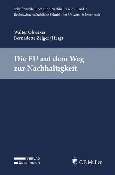 Produktbild: Die EU auf dem Weg zur Nachhaltigkeit