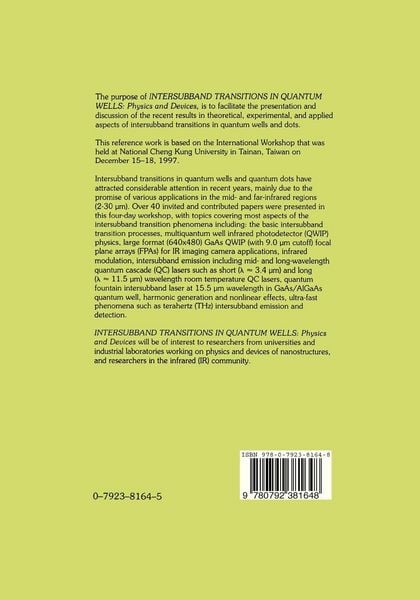 Produktbild: Intersubband Transitions in Quantum Wells: Physics and Devices