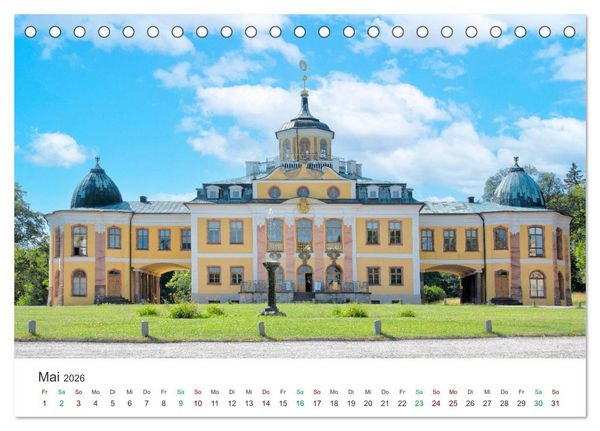 Produktbild: Schl&ouml;sser - Bauwerke der Vergangenheit (Tischkalender 2026 DIN A5 quer), CALVENDO Monatskalender
