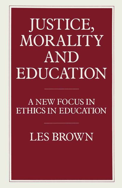 Produktbild: Justice, Morality and Education