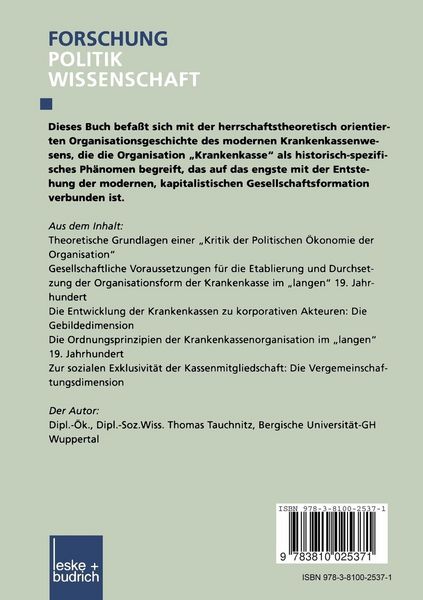 Produktbild: Krankenkassen &mdash; Zwang oder Segen?