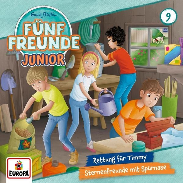 Fünf Freunde Junior 09: Rettung für Timmy / Sternenfreunde mit Spürnase - Enid Blyton, CD, 0198028508629