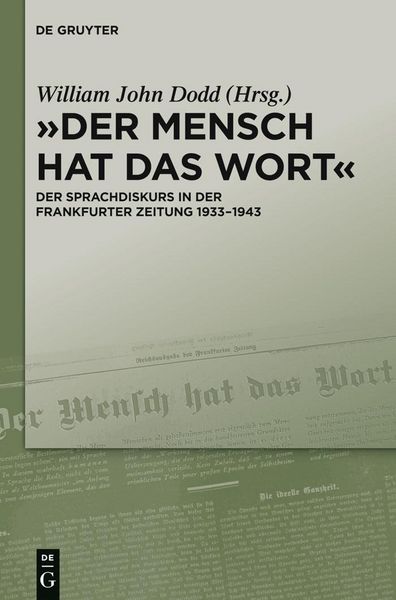 Produktbild: "Der Mensch hat das Wort"