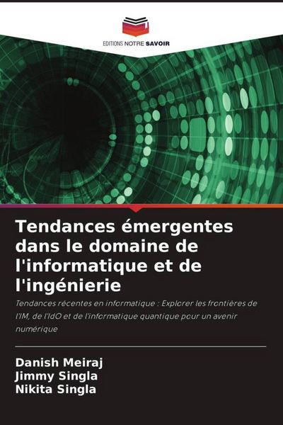 Produktbild: Tendances &eacute;mergentes dans le domaine de l'informatique et de l'ing&eacute;nierie
